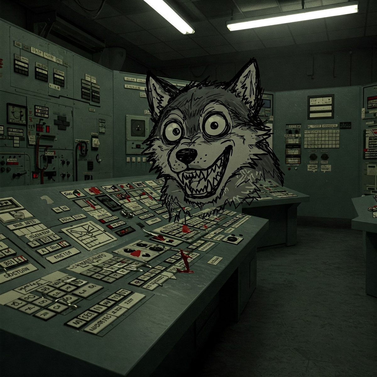 Abbandoned Hacker Control Room
