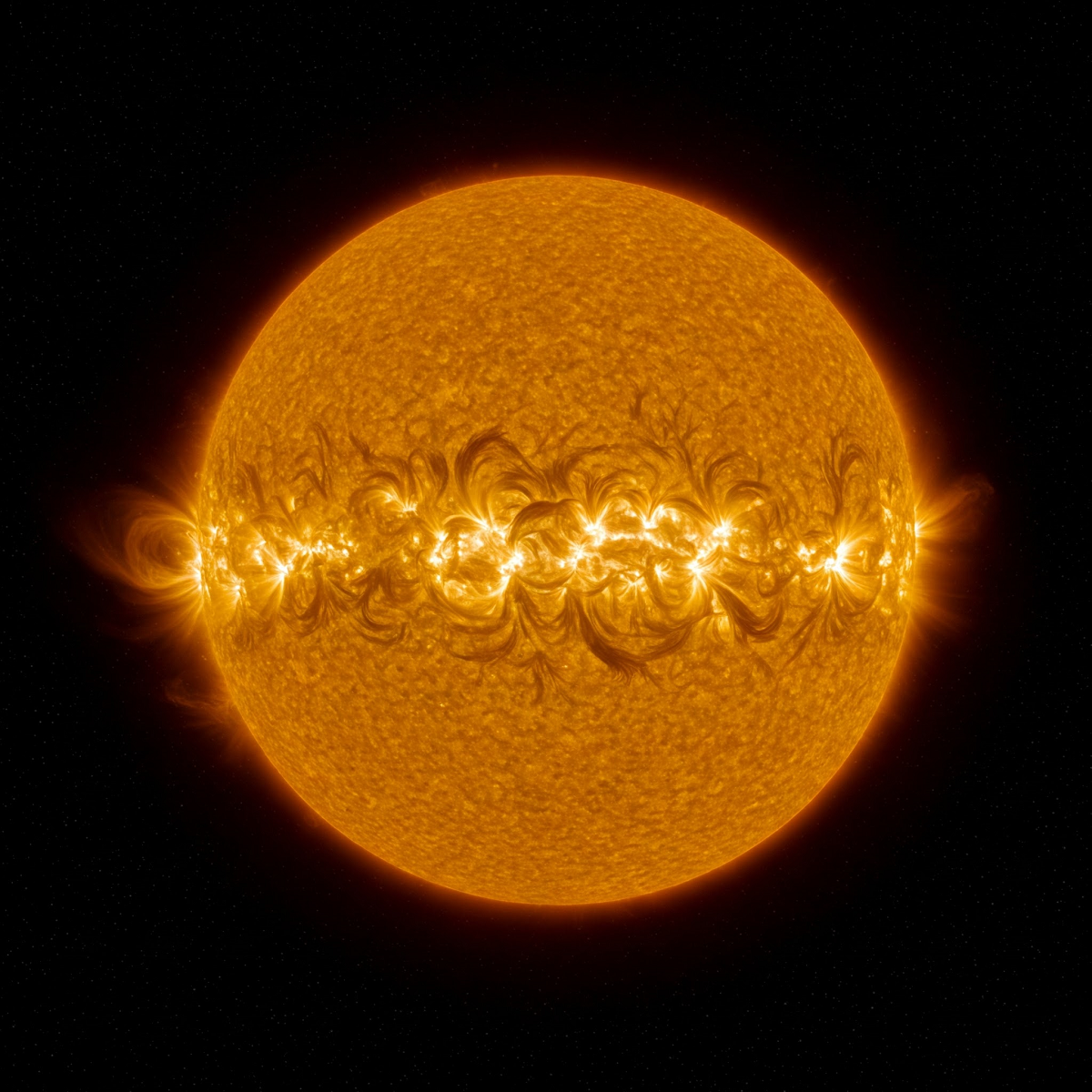 The sun