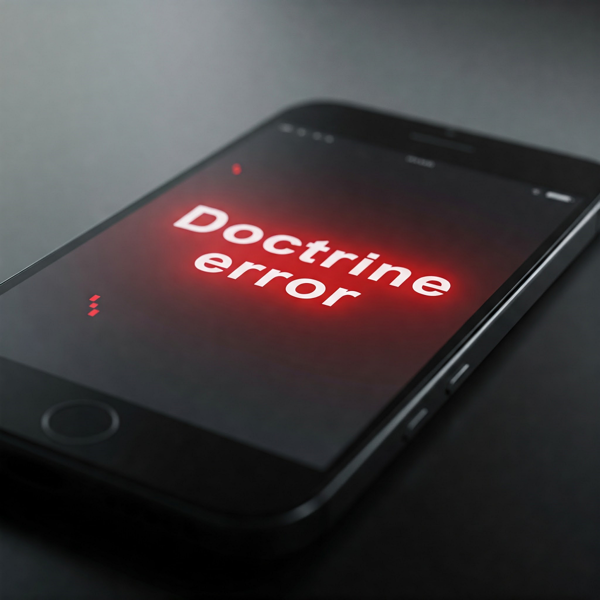 doctrine error