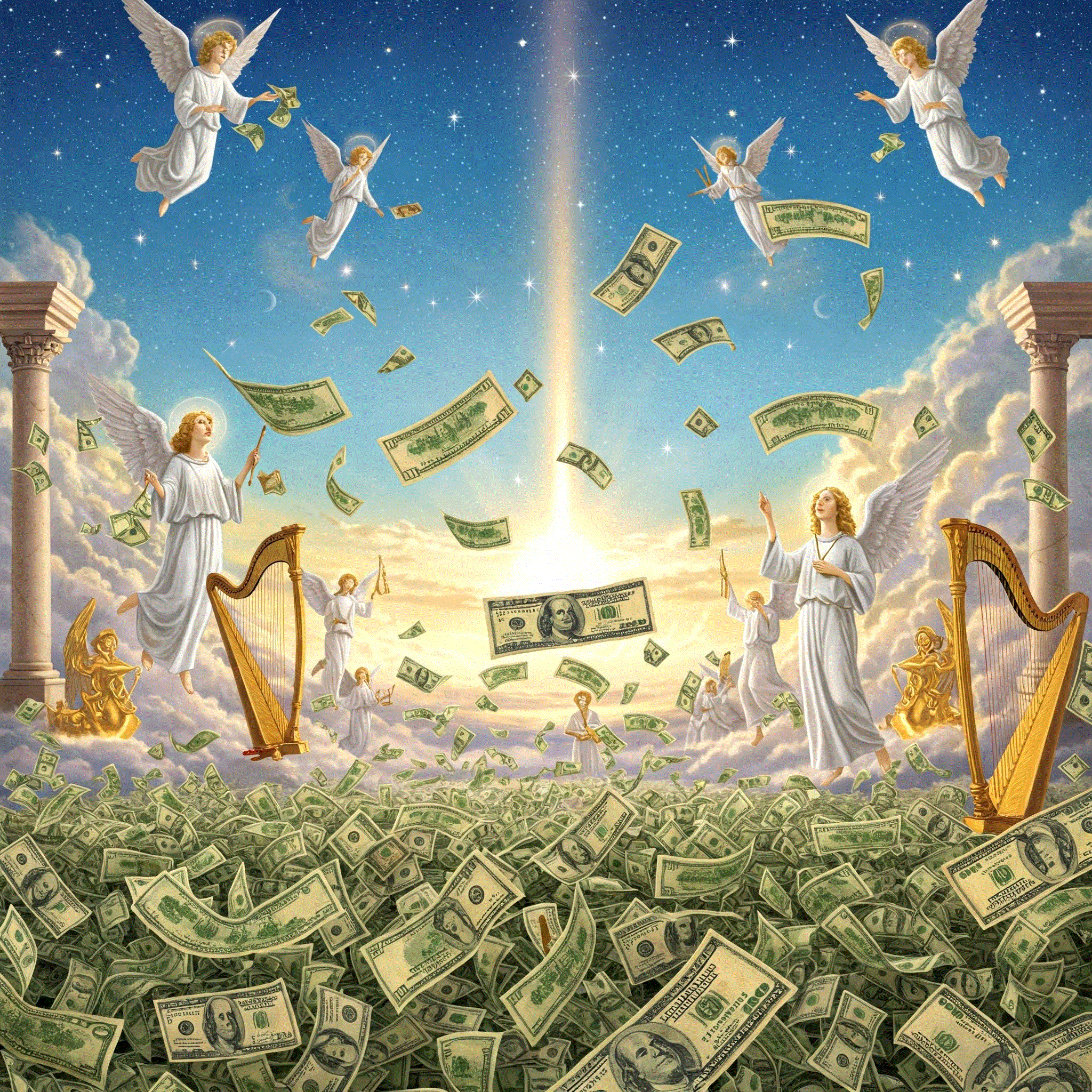 Heaven raking in the cash