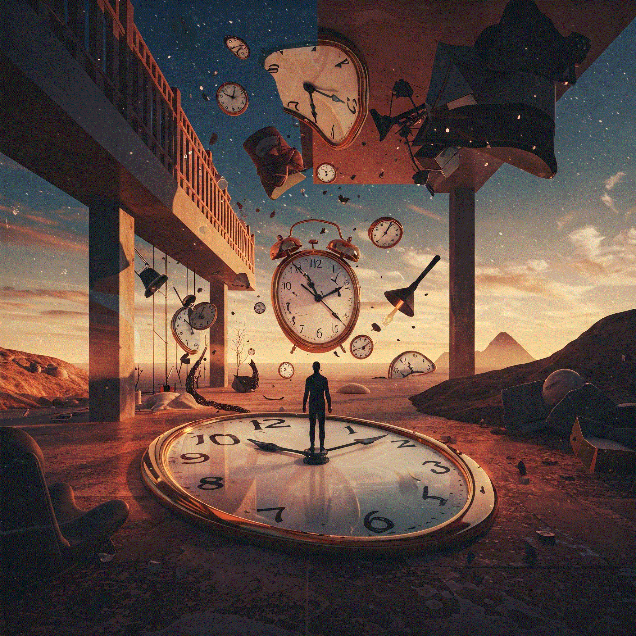 Time falling apart